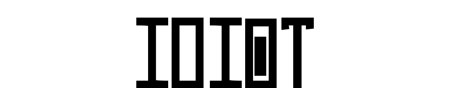 Idiot Font Download Free