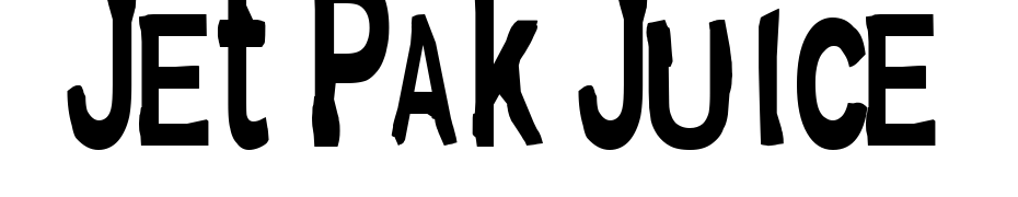 Jet Pak Juice Font Download Free