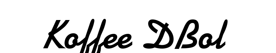 Koffee DBol Font Download Free