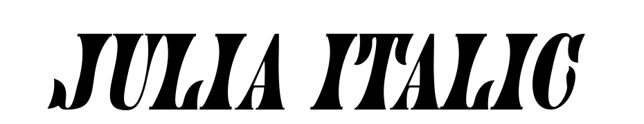 Julia Italic Font Download Free