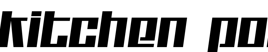 Kitchen Police Font Download Free