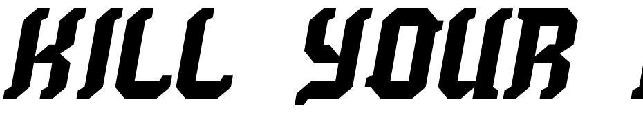 Kill Your Darlings AC Font Download Free