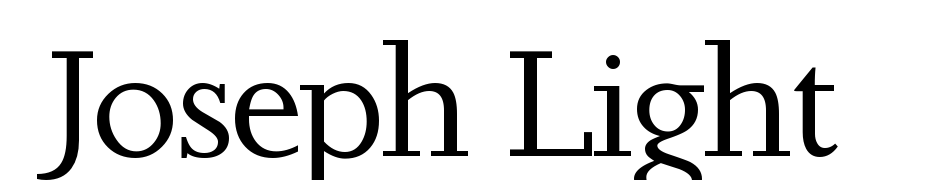 Joseph Light DB Normal Font Download Free