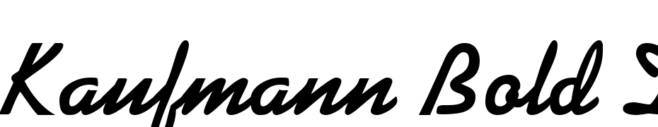 Kaufmann Bold DB Font Download Free