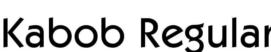 Kabob Regular Font Download Free