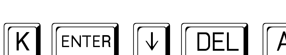 Keycaps Regular Font Download Free