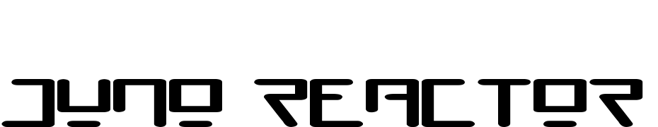Juno Reactor Font Download Free