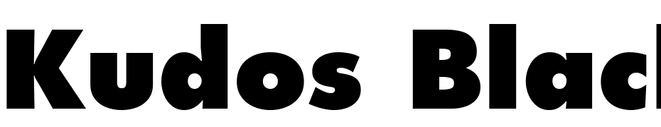 Kudos Black SSi Extra Bold Font Download Free