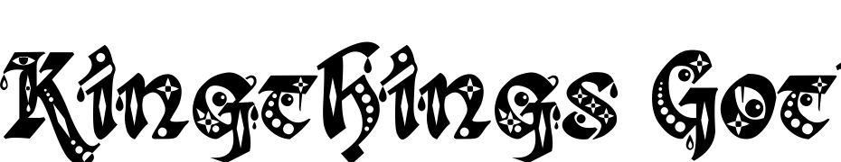 Kingthings Gothique Yazı tipi ücretsiz indir