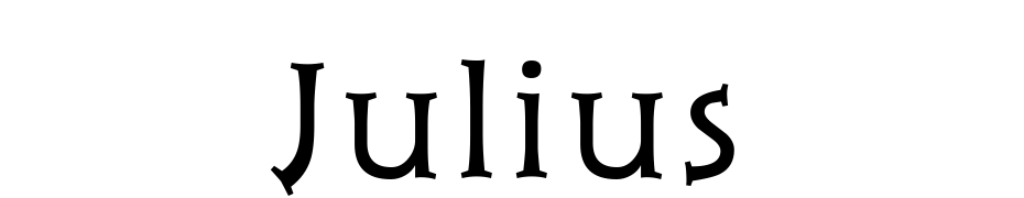 Julius Font Download Free