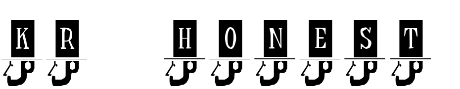 KR Honest Abe Font Download Free
