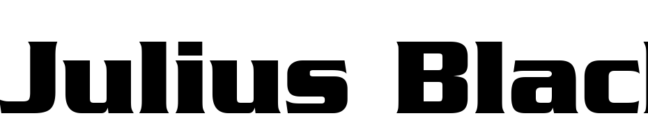 Julius Black Regular Font Download Free