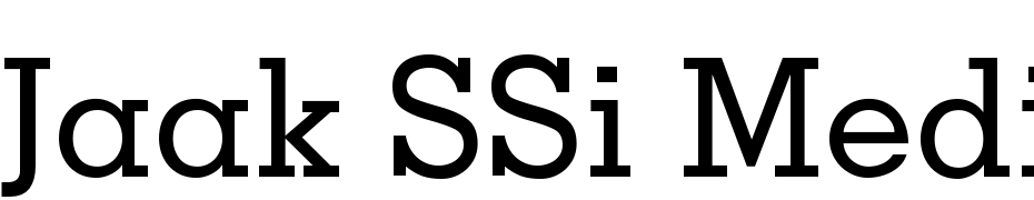 Jaak SSi Medium Font Download Free