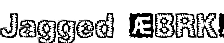 Jagged (BRK) Font Download Free