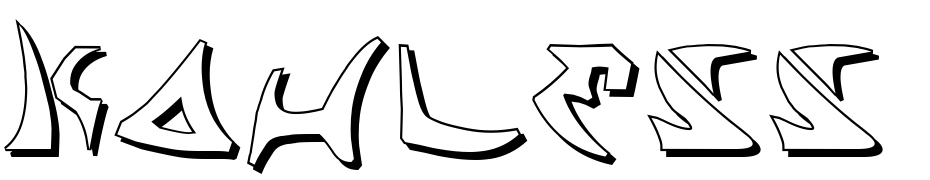 Kahless Shadow Font Download Free