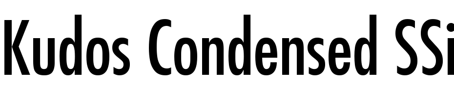 Kudos Condensed SSi Font Download Free