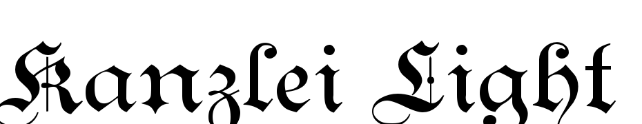 Kanzlei Light Font Download Free
