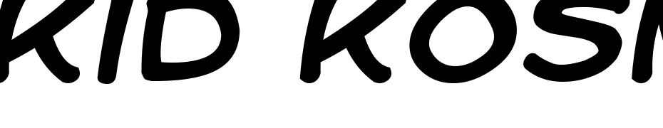 Kid Kosmic Bold Font Download Free