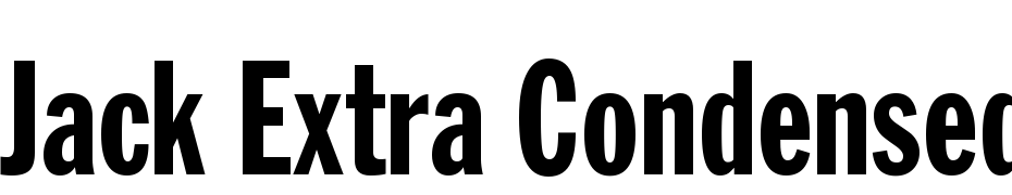 Jack Extra Cond Font Download Free