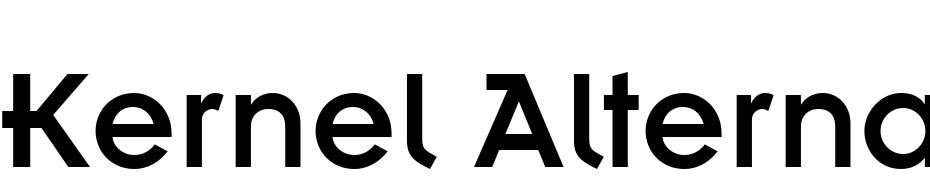 Kernel Alternate SSi Alternate Font Download Free