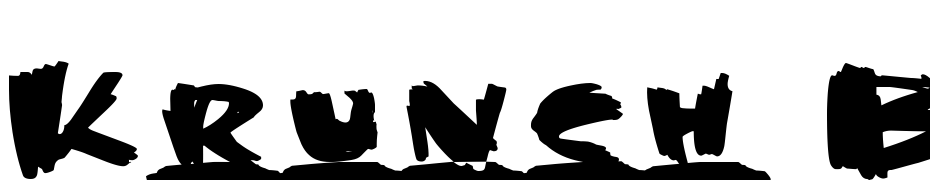 Krunch Bunch Font Download Free