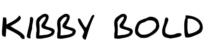 Kibby Bold Font Font Download Free