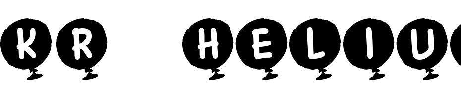 KR Helium Font Download Free