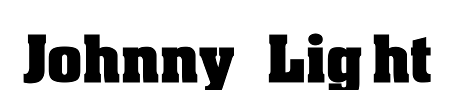Johnny Light Font Download Free