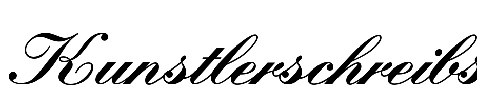 Kunstlerschreibsch DBol Font Download Free