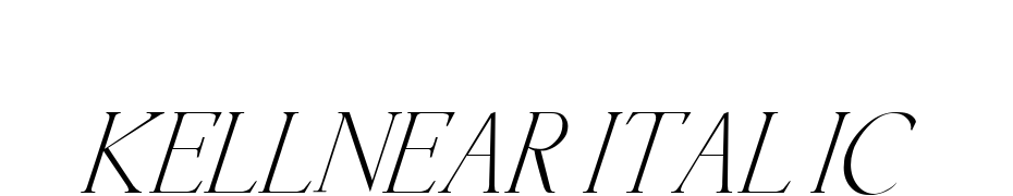 Kellnear Italic Font Download Free