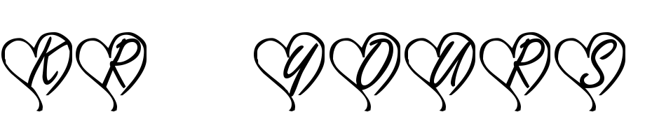 KR Yours Truly Font Download Free