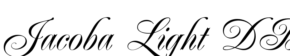 Jacoba Light DB Normal Font Download Free