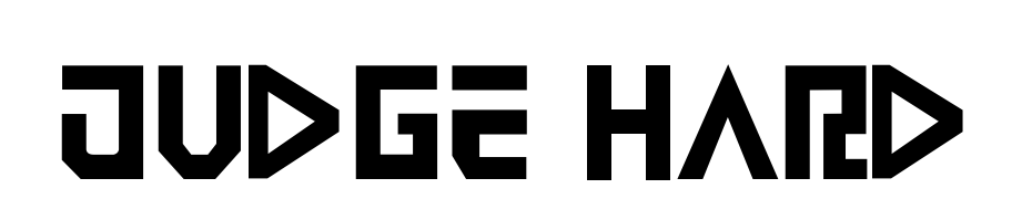 Judge Hard Font Download Free