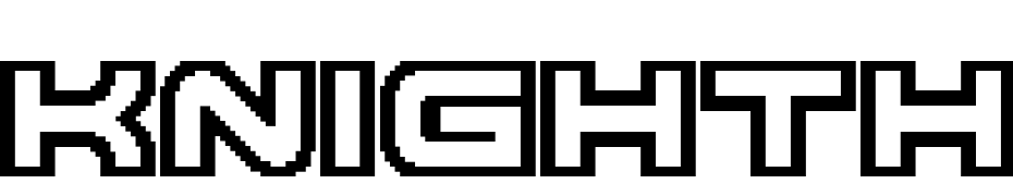 Knighthawks Font Download Free