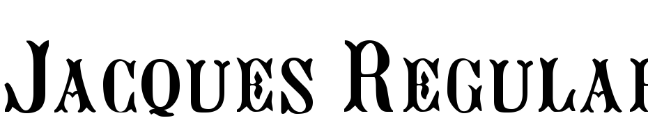 Jacques Regular Font Download Free