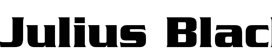 Julius Black Regular Font Download Free