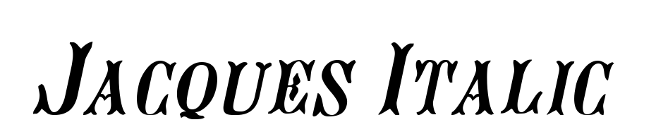 Jacques Italic Font Download Free