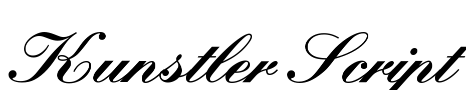 Kunstlerschreibsch DBol Font Download Free