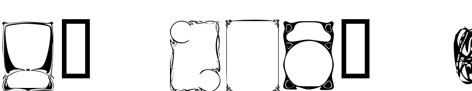 KR Deco Frames Font Download Free