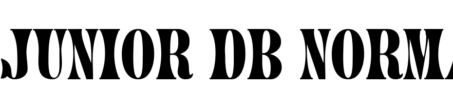 Junior DB Normal Font Download Free