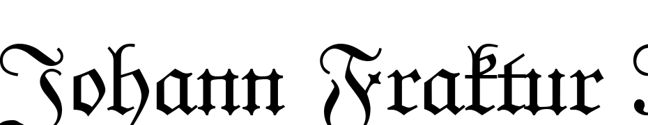 Johann Fraktur Regular DB Font Download Free