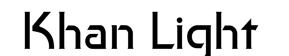 Khan Light Font Download Free
