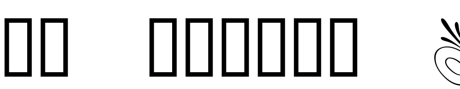 KR Simple Fleur 6 Font Download Free