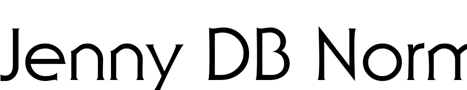Jenny DB Normal Font Download Free