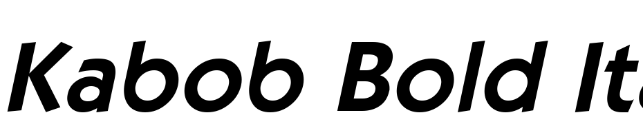 Kabob Bold Italic cкачати шрифт безкоштовно