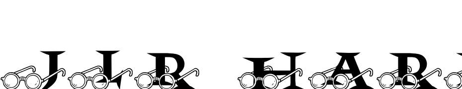 JLR Harry's Glasses Font Download Free
