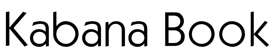 Kabana Book Font Download Free
