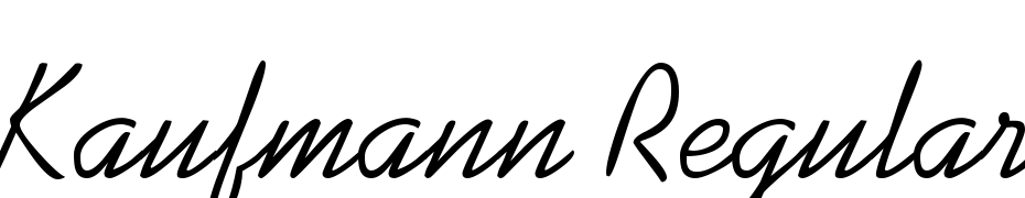 Kaufmann Regular DB Font Download Free