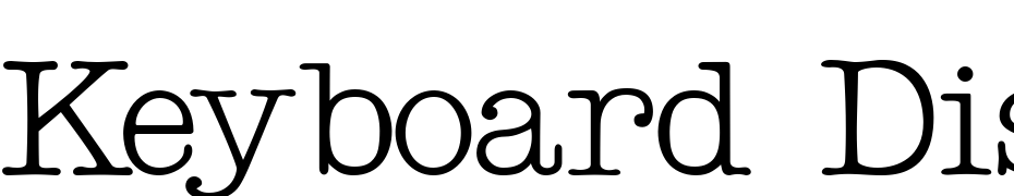 Keyboard Display SSi Font Download Free