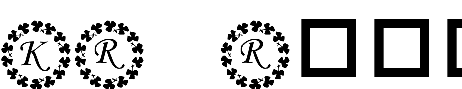 KR Ring O' Shams Font Download Free